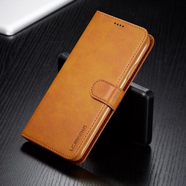LC.imeeke iPhone 11 Pro Max Plånboksfodral Konstläder - Brun