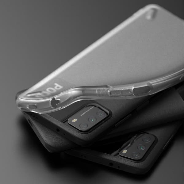Ringke Onyx Holdbart Cover Xiaomi Poco M3 - Gennemsigtig