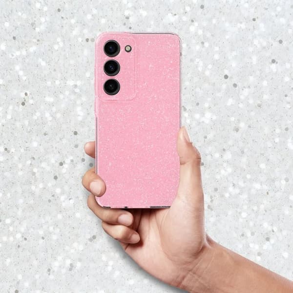 Mobilskal till Xiaomi Redmi Note 14 4G Clear 2mm Blink - Rosa Rosa