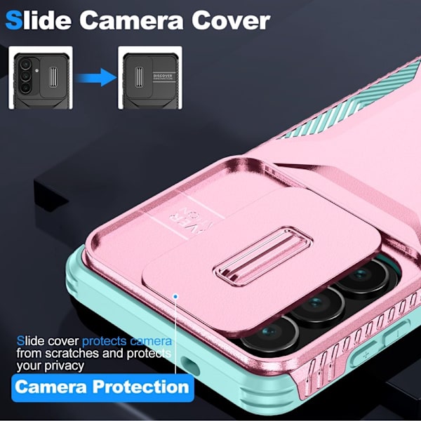 Mobilskal för Samsung Galaxy S26 Camshield TPU + PC - Rosa
