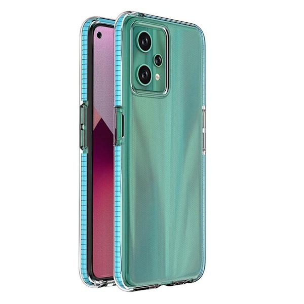Realme 9/9 Pro 5G Skal Silicone Med Frame - Blå Blå