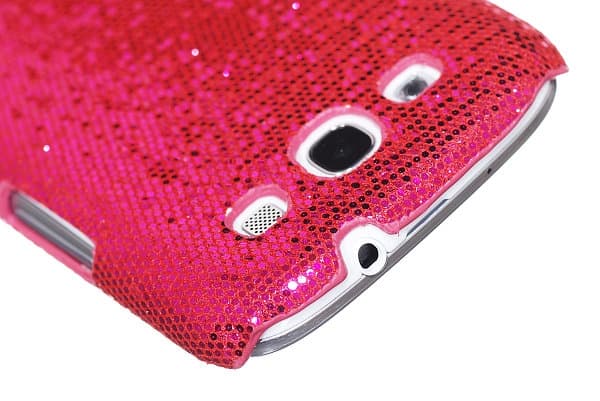 Sparkle Bagcover til Samsung Galaxy S3 i9300 (Magenta) Rosa