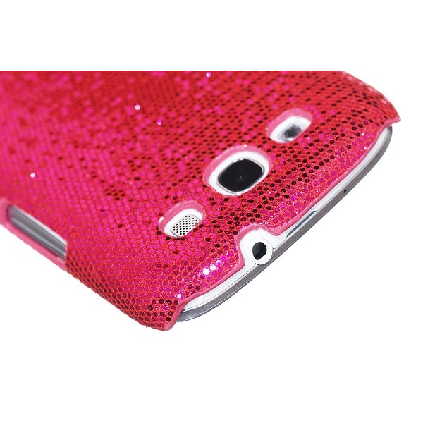 Sparkle Baksideskal tillSamsung Galaxy S3 i9300 (Magenta)
