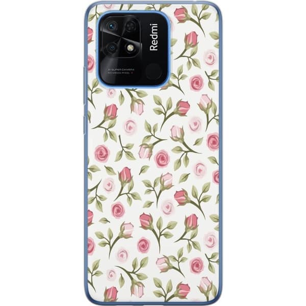 Mobilcover til Xiaomi Redmi 10C med Blomstermotiv