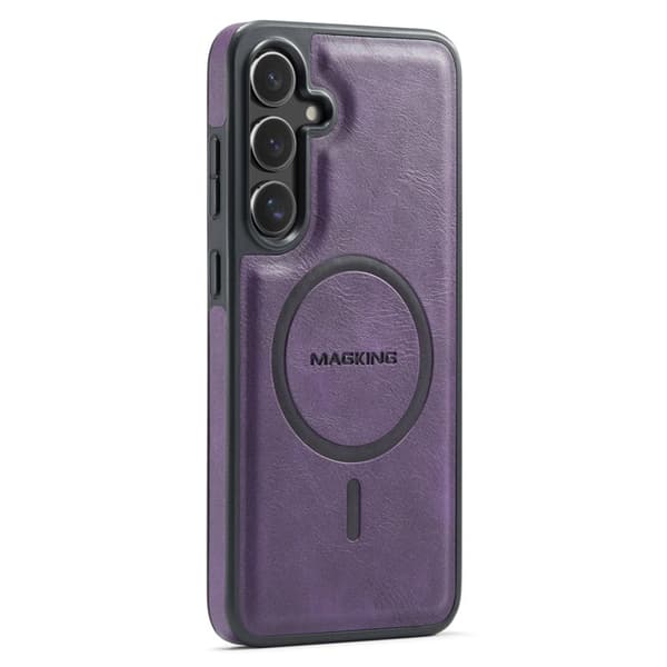 MAGKING Mobilskal för Samsung Galaxy S26 Plus Magnetiskt PC + TPU - Lila