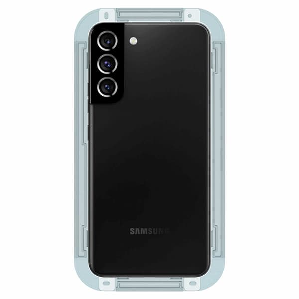 Spigen EZ-FIT Härdat Glas Skärmskydd 2-Pack Galaxy S22 Transparent