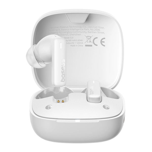 Baseus TWS In-Ear Hörlurar Bowie E19 - Vit Vit