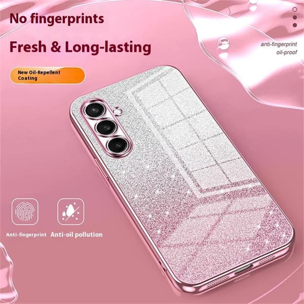 Mobilskal för Samsung Galaxy S26 Plus Glitter TPU - Guld