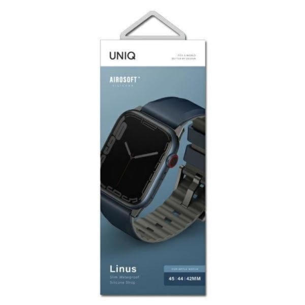 Uniq Apple Watch 4/5/6/7/8/SE/SE2/Ultra (45/44/42mm) Armband Sil