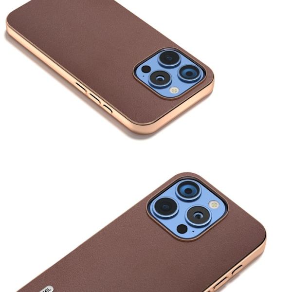 ABEEL Mobilskal till iPhone 16 Pro Max Äkta Läder - Brun