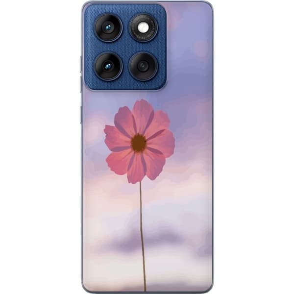 Mobilskal till Motorola Edge 60 med Rosa blomma
