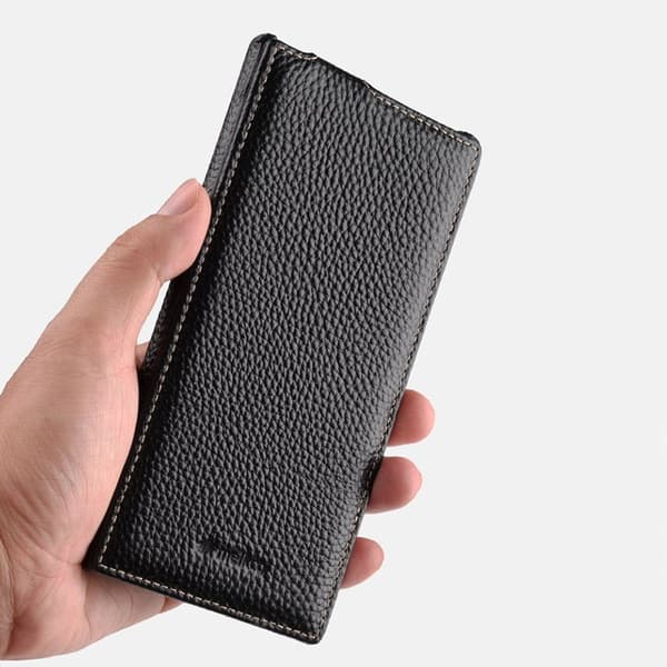 MELKCO Mobilskal till Samsung Galaxy S24 Ultra Äkta Läder Grön