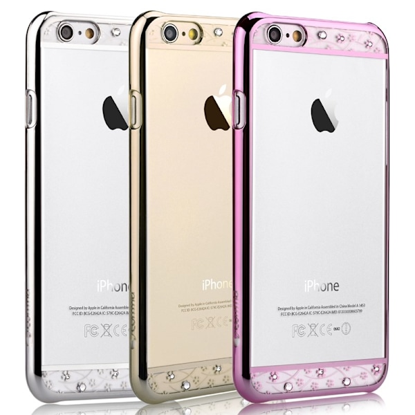 Comma BaksideSkal till Apple iPhone 6 / 6S  - Bling Silver Silver