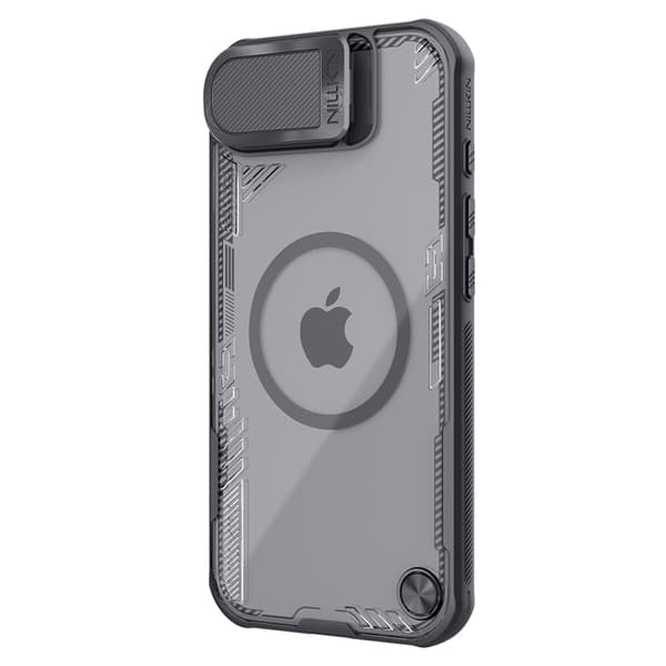 Nillkin Telefontaske til iPhone 16e MagSafe Iceblade Prop - Sort Svart