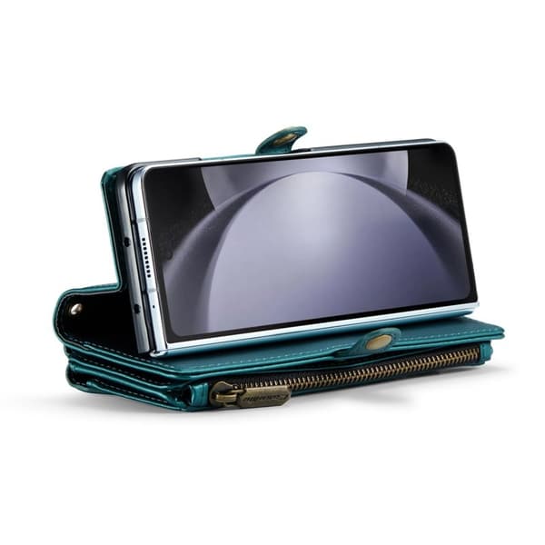 CASEME Plånboksfodral Konstläder för Samsung Galaxy Z Fold5 - Grön