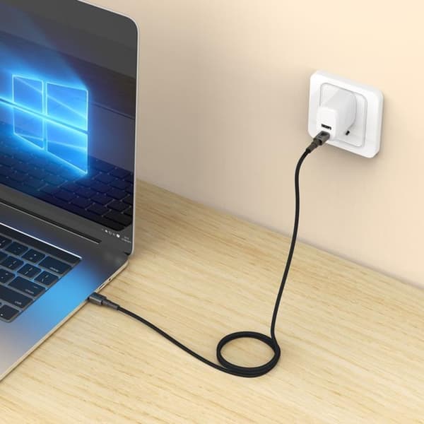 Tech-Protect USB-C Til USB-C Kabel Ultraboost 200CM 60W - Grå Grå