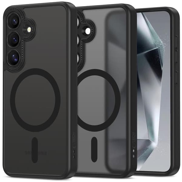 Tech-Protect Telefontaske til Galaxy S25 Magsafe Magcam - Mat Sort Svart