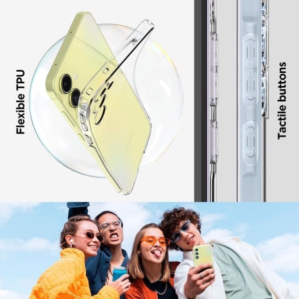 Spigen Galaxy A55 5G Mobilskal Liquid Crystal - Clear