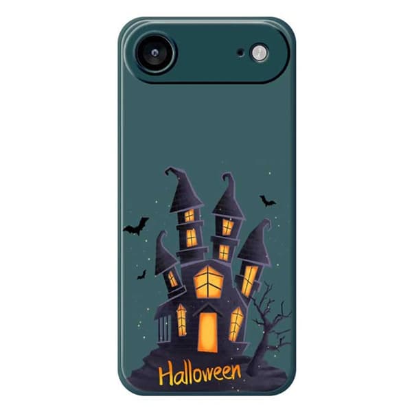 Mobilskal till iPhone Air med Halloween Castle Pattern TPU - Grön Grön