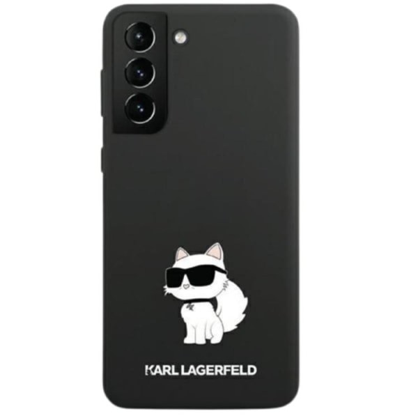 Karl Lagerfeld Galaxy S23 Case Silicone Choupette - musta