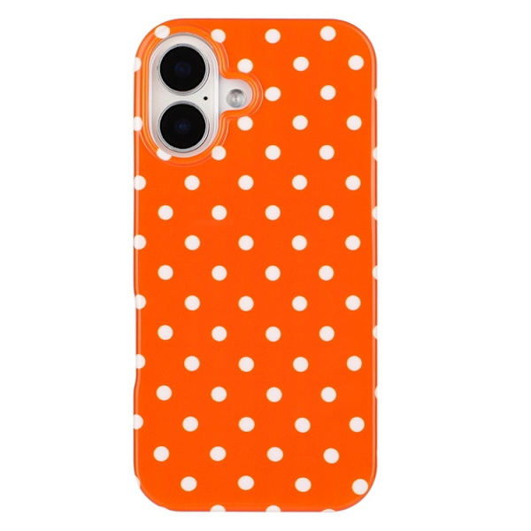 Mobilskal till iPhone 17 Dot Design Imd Tpu - Orange Orange