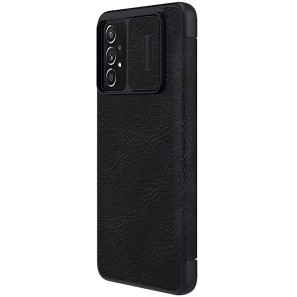 Nillkin Galaxy A73 Fodral Qin läder Holster - Svart Svart
