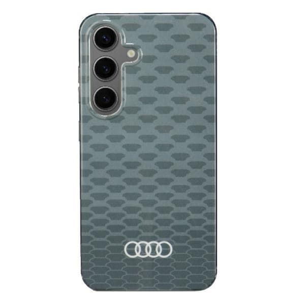 Audi Mobilskal till Galaxy S24 Magsafe Stitching Pattern - Grå Grå