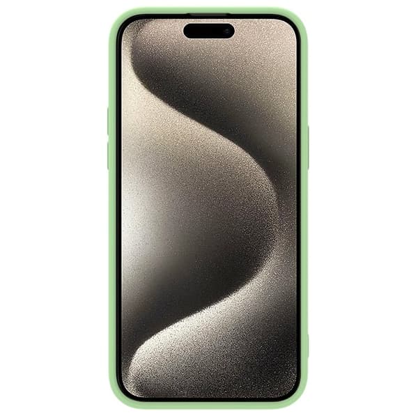 NILLKIN Mobilskal till iPhone 15 Pro med Kamera Lock - Mintgrön