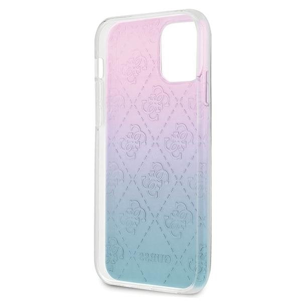 Guess Skal iPhone 12 mini 3D Pattern Collection - Blå Blå