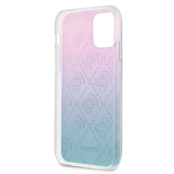 Guess Skal iPhone 12 mini 3D Pattern Collection - Blå Blue