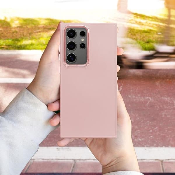 Mobilskal till Galaxy S23 Ultra Frame - Rosa Rosa