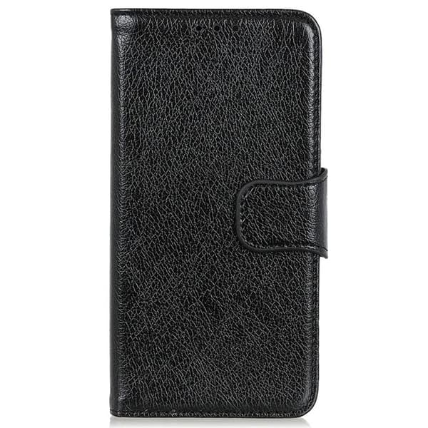iPhone 17 Pro Plånboksfodral Äkta läder - Svart Svart