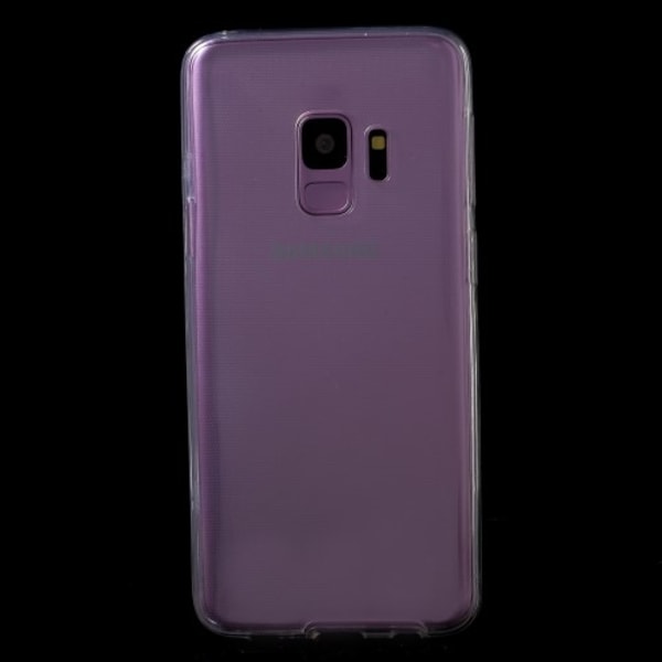 Touchable Front + Back TPU Mobilskal till Galaxy S9 - Clear