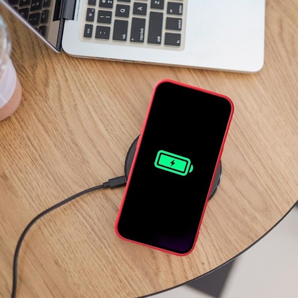 Galaxy S24 Plus Mobilskal Magsafe Silikon - Röd