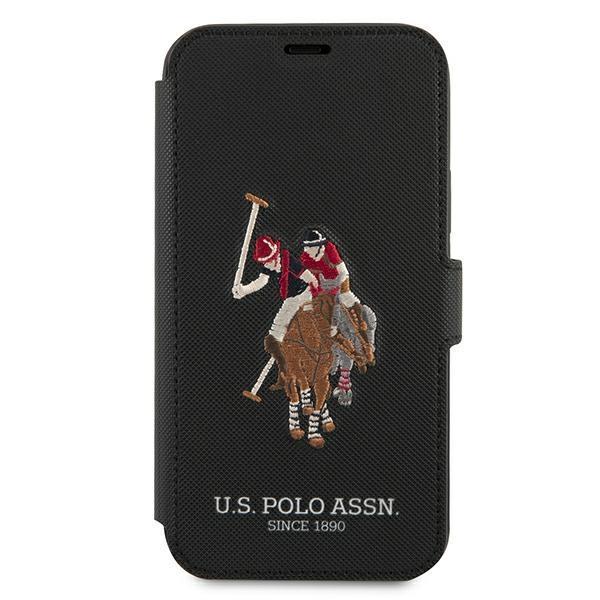 US Polo Embroidery Collection Fodral iPhone 12 Mini - Svart Svart