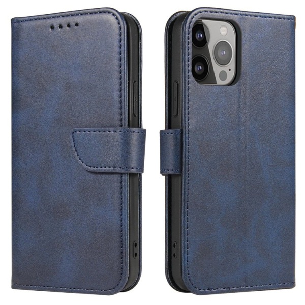 Galaxy S23 Wallet Case Magnet Kickstand - Blå