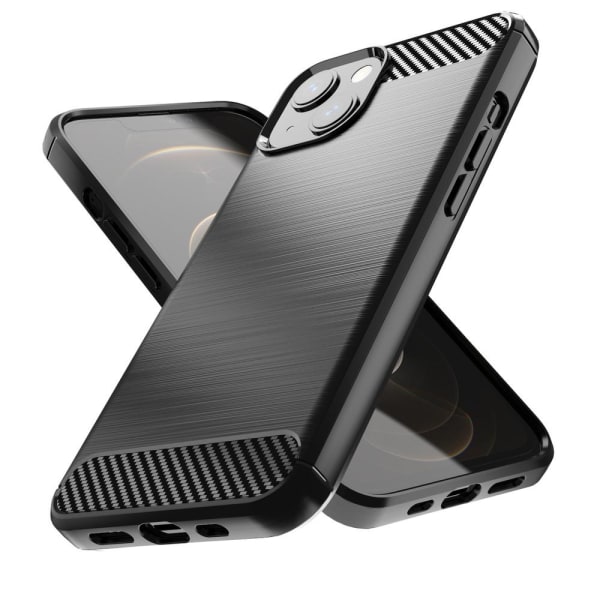 Carbon Flexible Cover iPhone 13 mini - Sort Black