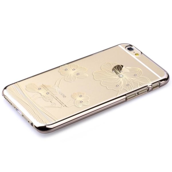 Comma Back Cover Cover til Apple iPhone 6 / 6S - Guld blomster Yellow