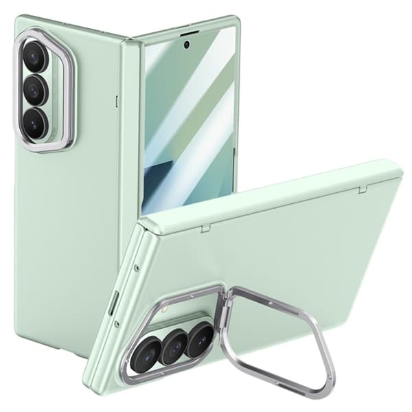 Mobilskal till Galaxy Z Fold 7 5G Hard PC Kickstand - Grön Grön