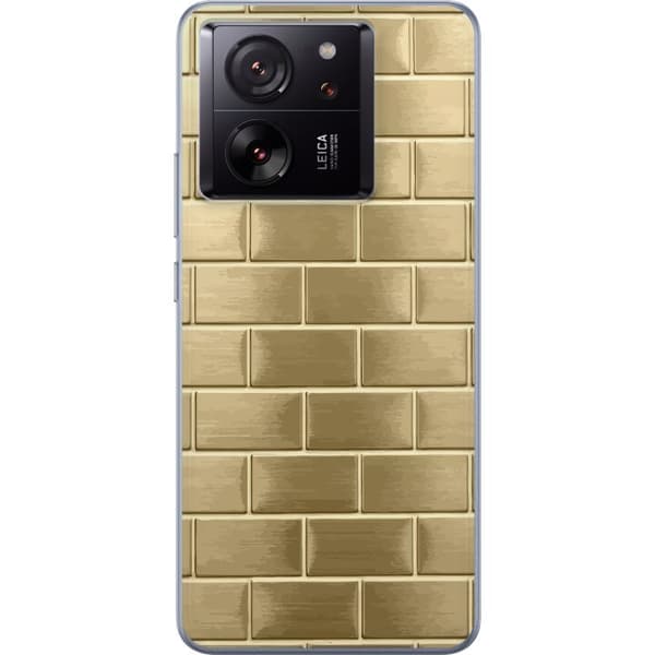 Mobilskal till Xiaomi 13T Pro med Gyllene Murstenar