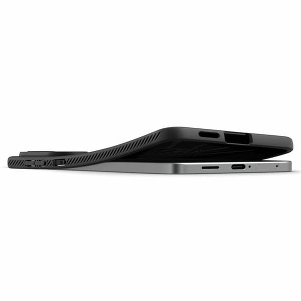 Spigen Telefontaske til Galaxy S25 Edge Liquid Air - Matt Sort Svart