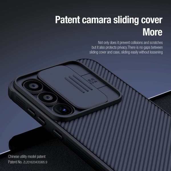 NILLKIN CamShield Pro Mobilskal till Samsung Galaxy A55 5G Blå