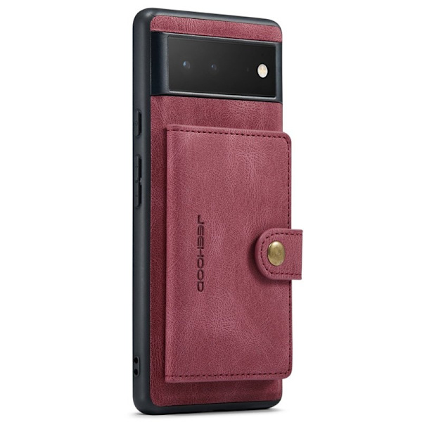 JEEHOOD Detachable Mobilskal Google Pixel 7 5G Röd