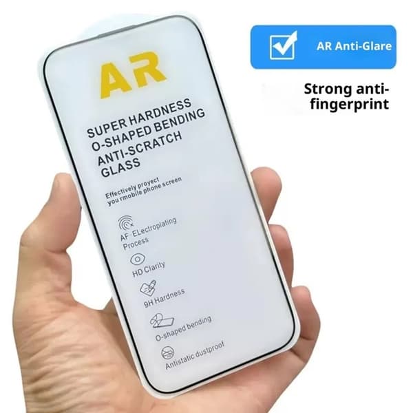 [1-Pack] Skärmskydd Härdat Glas För iPhone 17/16 Pro - Svart Svart