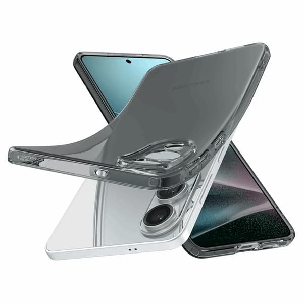 Spigen Telefontaske til Galaxy S25 Edge Flydende Krystal - Rumkrystal Grå