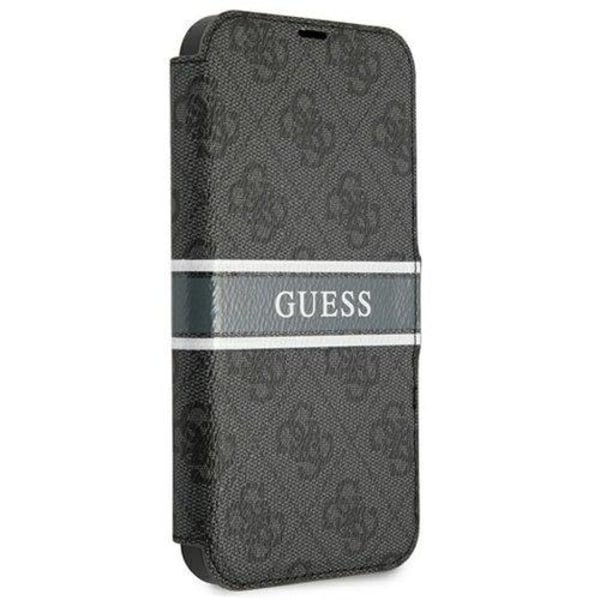 Guess 4G Stripe Cover iPhone 13 mini - Grå Grey