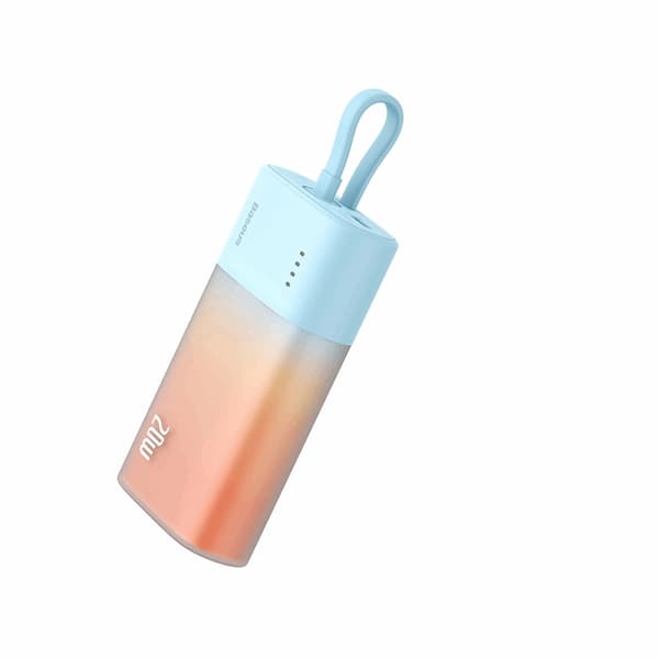 Baseus Powerbank 5200mAh Popsicle 20W - Blå/Orange Orange