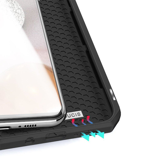 Dux Ducis Skin X -lompakkokotelo Samsung Galaxy A42 5G - musta Black