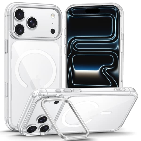 Tech-Protect Mobilskal För iPhone 18 Pro Max Magsafe Magstand - Clear