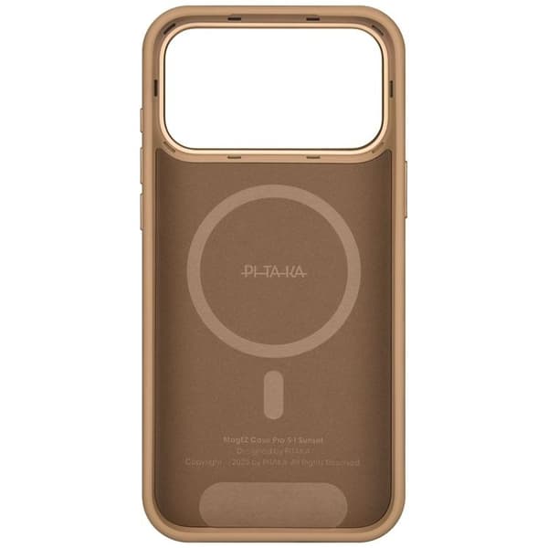 PITAKA Mobilskal till iPhone 17 Pro Max MagSafe UltraGuard Moonrise Sunset Brun